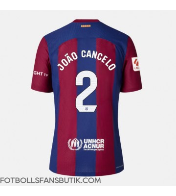 Barcelona Joao Cancelo #2 Replika Hemmatröja Damer 2023-24 Kortärmad